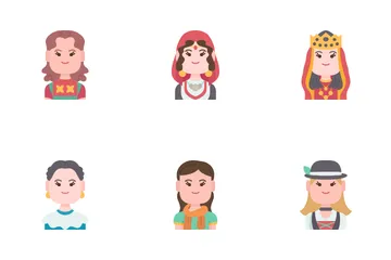 Nationality 1 Women Icon Pack