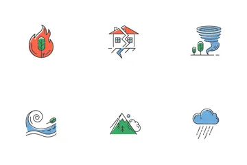 Natural Disasters Icon Pack