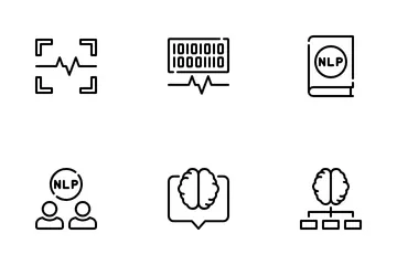 Natural Language Processing Icon Pack