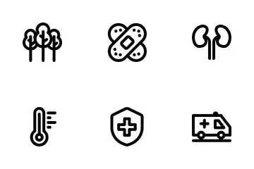 Natural Medical Symbol Icon Pack