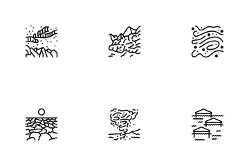 Natural Phenomena Weather Sun Icon Pack