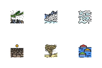 Natural Phenomena Weather Sun Icon Pack