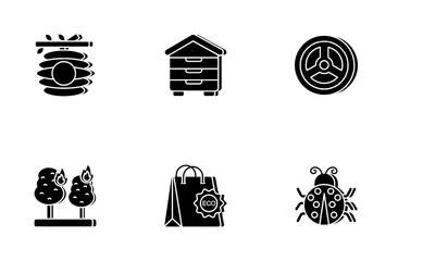 Naturaleza y ecología Paquete de Iconos