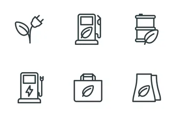 Naturaleza y Ecología Paquete de Iconos