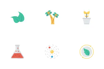 Nature & Ecology Flat Icons Icon Pack