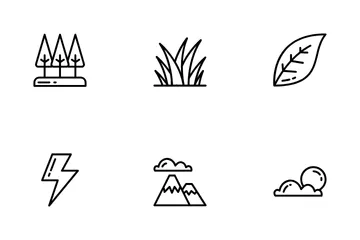 Nature Ecosystem Icon Pack