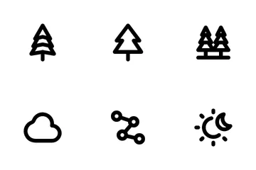 Nature et environnement Pack d'Icônes