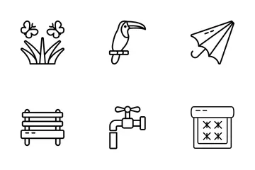 Nature et plein air Icon Pack