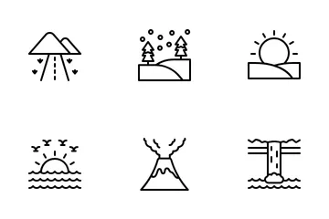 Nature Landscape Icon Pack