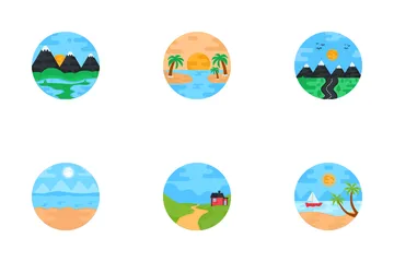 Nature Landscapes Icon Pack