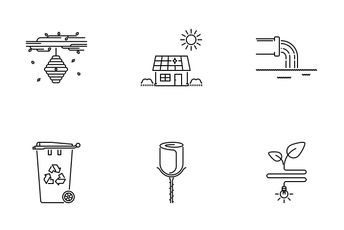 Nature Outline Icon Pack