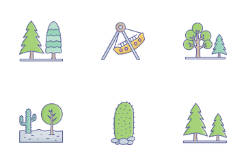 Nature Plant And Park Icon Pack