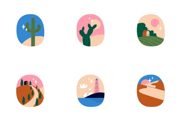 Paisagem Natural Icon Pack