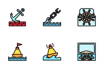 Nautical And Sailor Icon Pack