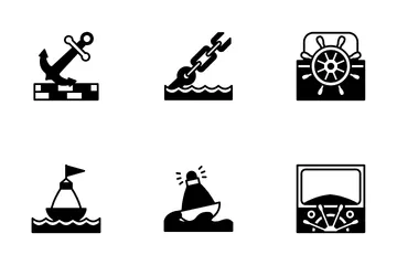 Nautical And Sailor Icon Pack
