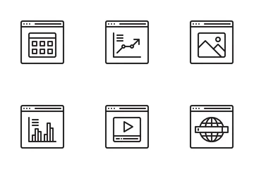 Navegador da Web Pacote de Ícones