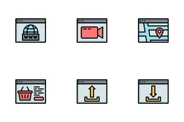 Navegador da Web Pacote de Ícones