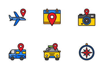 Navigation And Location Icon Pack