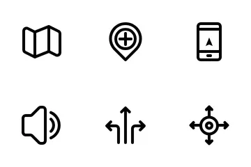 Navigation And Location Icon Pack