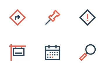 Navigation And Location Icon Pack