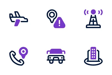 Navigation And Map Icon Pack