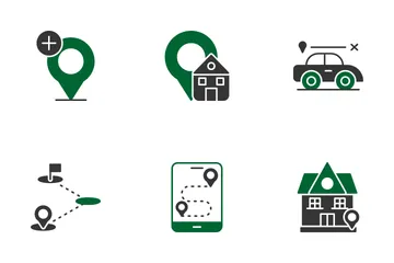 Navigation And Maps Icon Pack