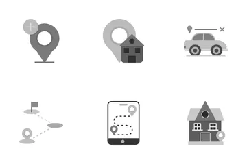 Navigation And Maps Icon Pack