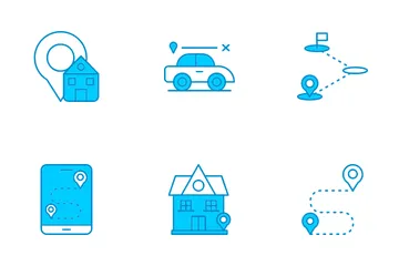 Navigation And Maps Icon Pack