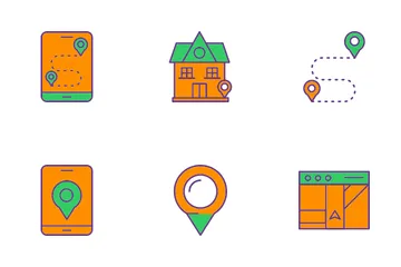 Navigation And Maps Icon Pack