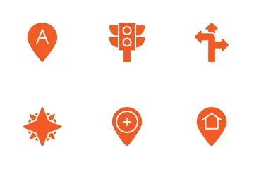 Navigation And Maps Icon Pack