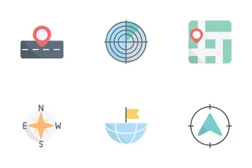 Navigation And Maps Icon Pack