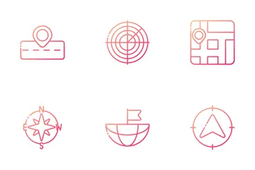 Navigation And Maps Icon Pack