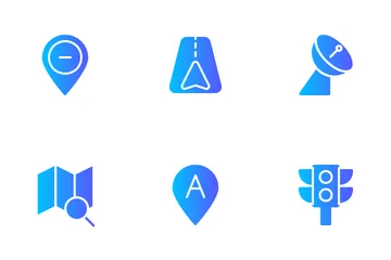 Navigation And Maps Icon Pack