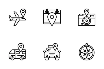 Navigation et localisation Pack d'Icônes