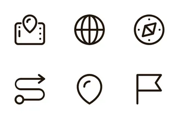 Navigation Maps Icon Pack