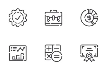 Capacitación del trabajo Paquete de Iconos