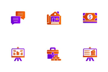 Negocio de la construcción Icon Pack