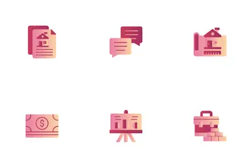 Negocio de la construcción Icon Pack