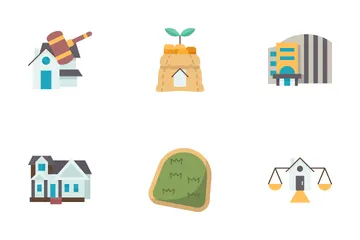 Negócio imobiliário Pacote de Ícones