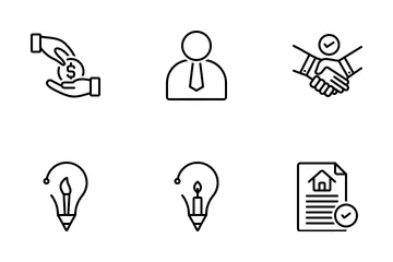 Negocio moderno Paquete de Iconos