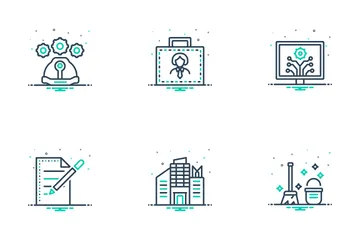 Negocio moderno Paquete de Iconos