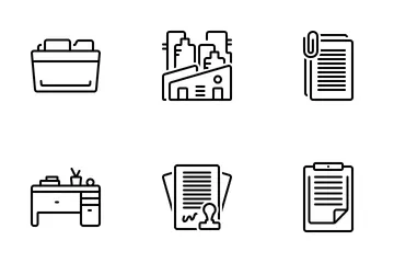 Negocio moderno Paquete de Iconos