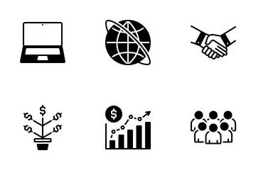 Negocio moderno Paquete de Iconos