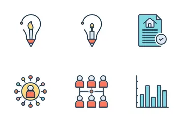 Negocio moderno Paquete de Iconos