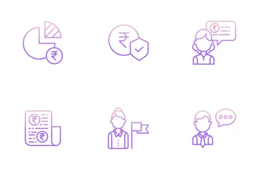 Negócios e Administração Icon Pack