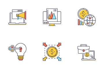 Negócios e Finanças Icon Pack