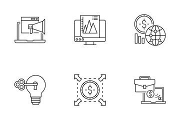 Negócios e Finanças Pacote de Ícones