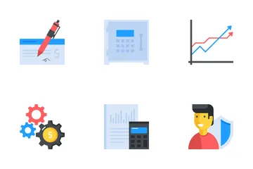 Negócios e Finanças Icon Pack