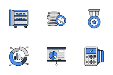 Negócios e Finanças Pacote de Ícones