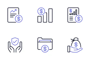 Negócios e Finanças Pacote de Ícones